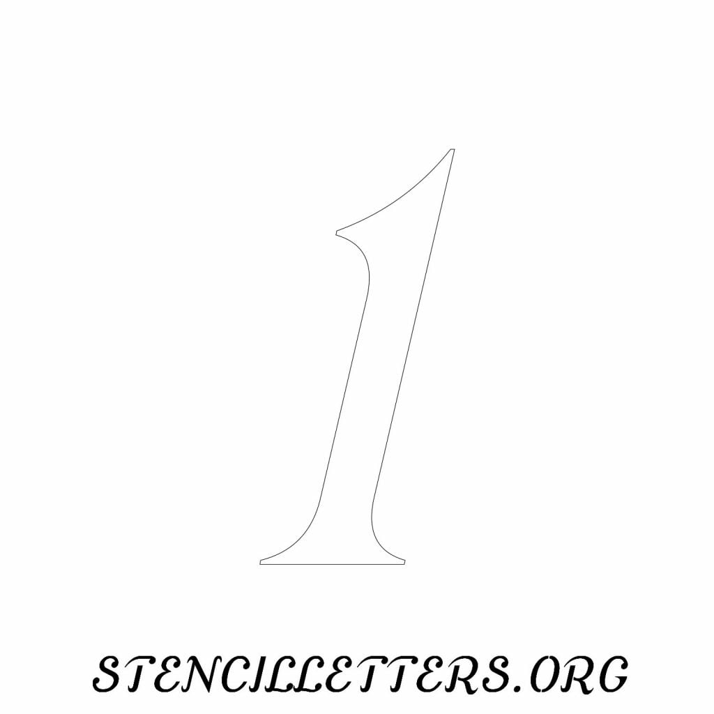 Free Printable 5 Inch Number Stencils