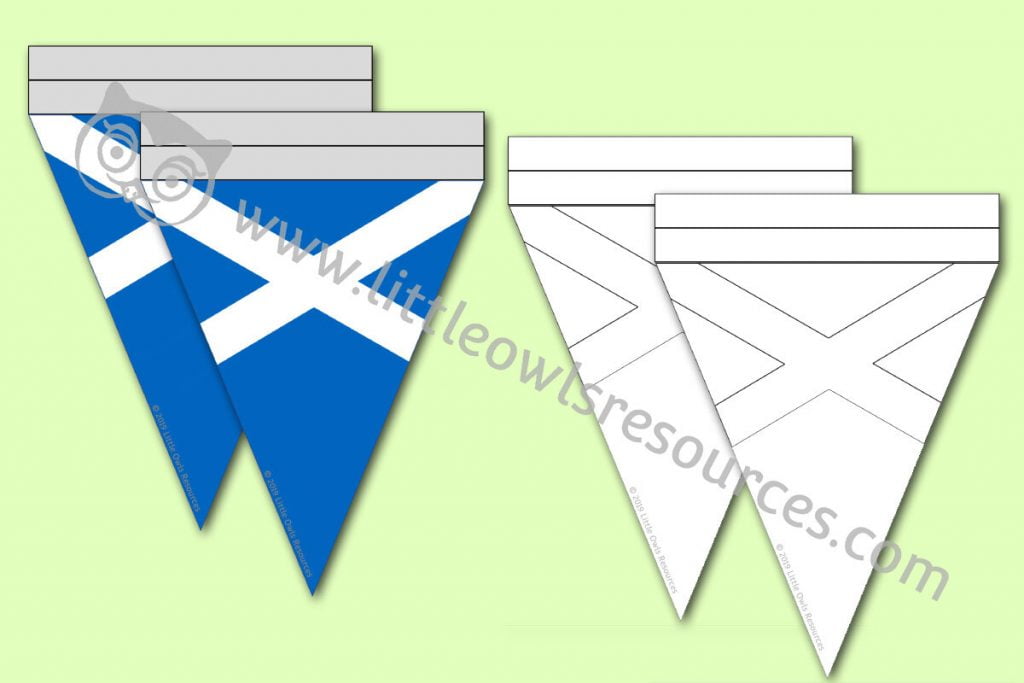 Free Printable Scottish Flag