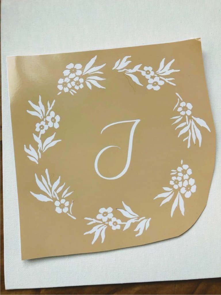 How To Stencil On Canvas With Cricut