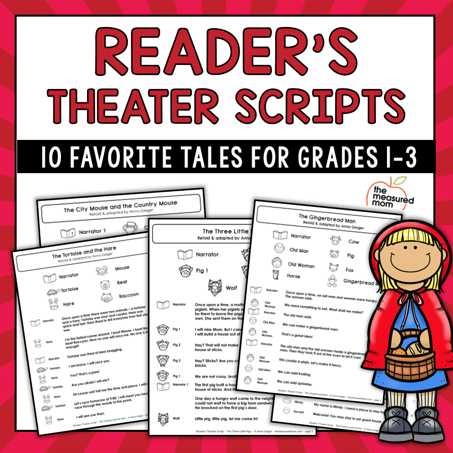 Reader s Theater Scripts Familiar Tales For Grades 1 3 The Measured Mom
