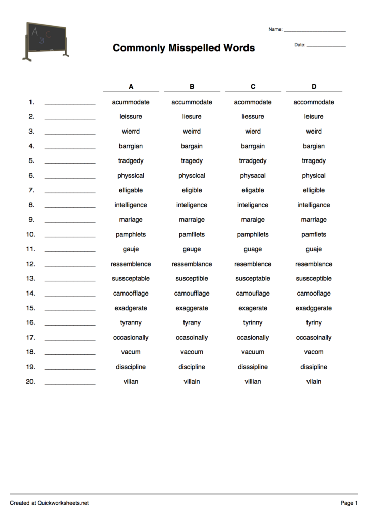 Word Scramble Wordsearch Crossword Matching Pairs And Other Worksheet Makers Quickworksheets