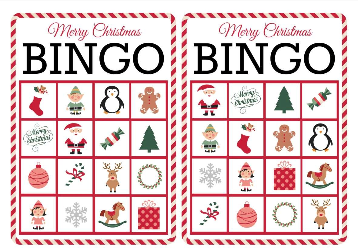 Printable Bingo Cards Christmas Printable Lab