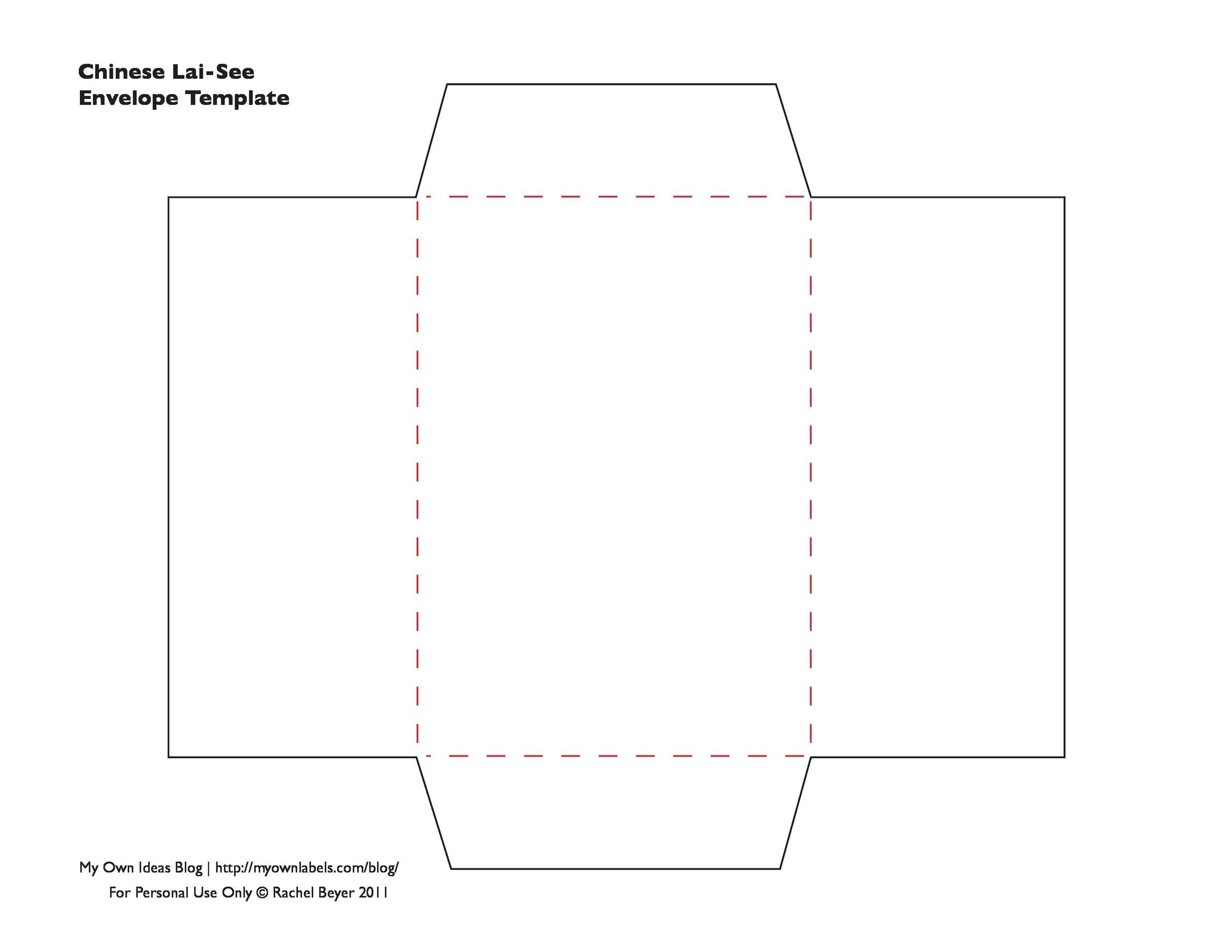 Printable Ampao Envelope Template