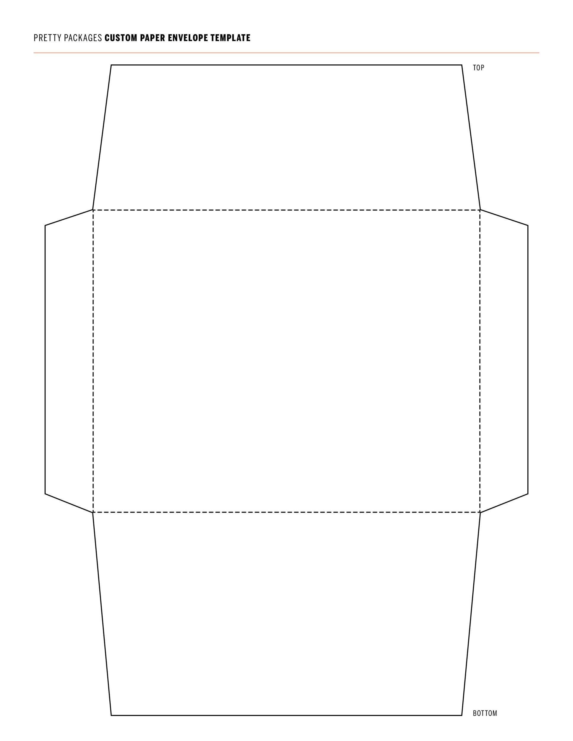 Blank Envelope Template Printable