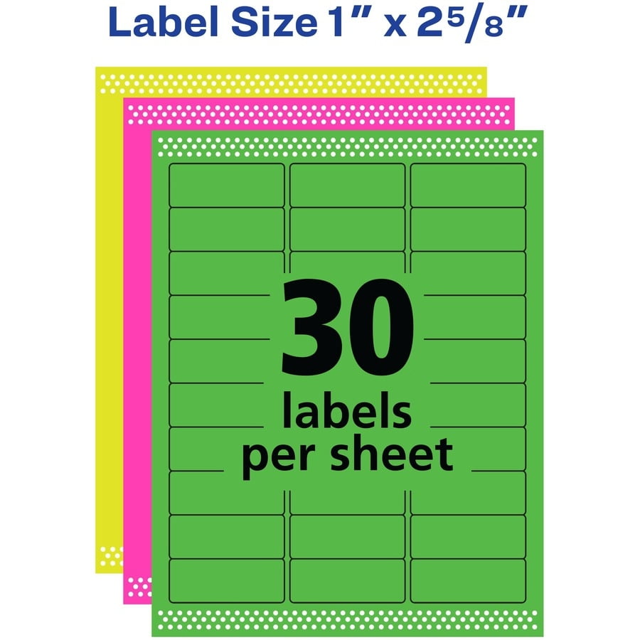 Printable Address Labels Colored
