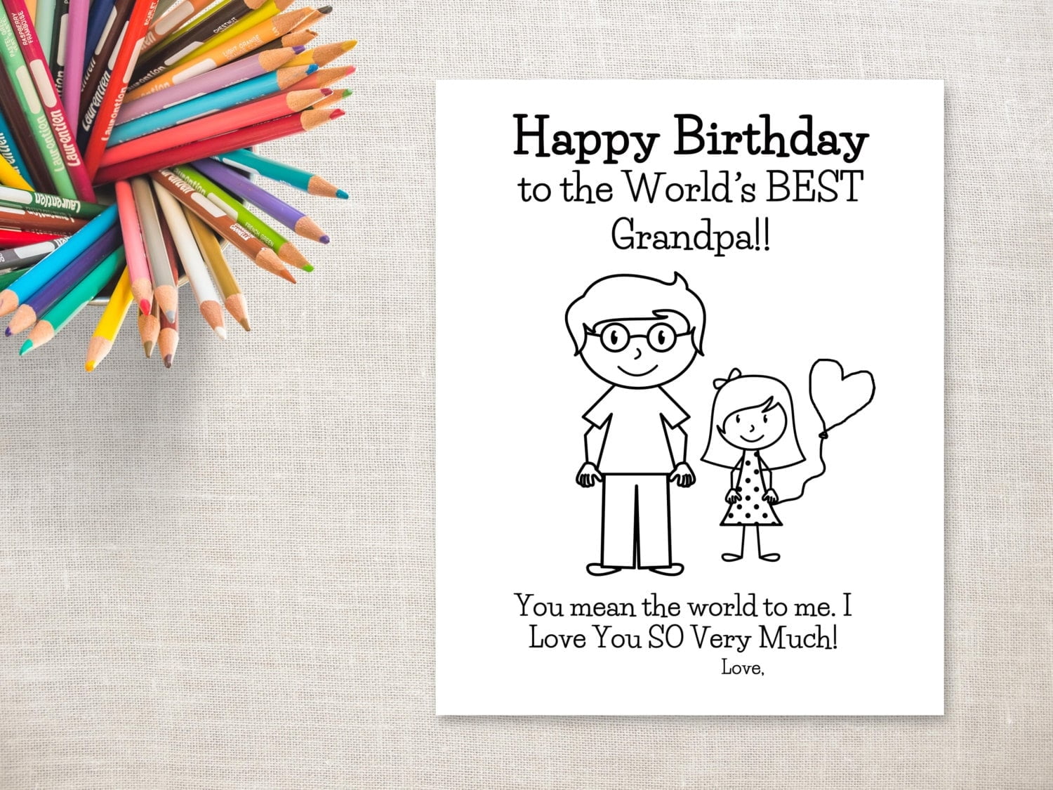 Printable Birthday Cards Granddaughter