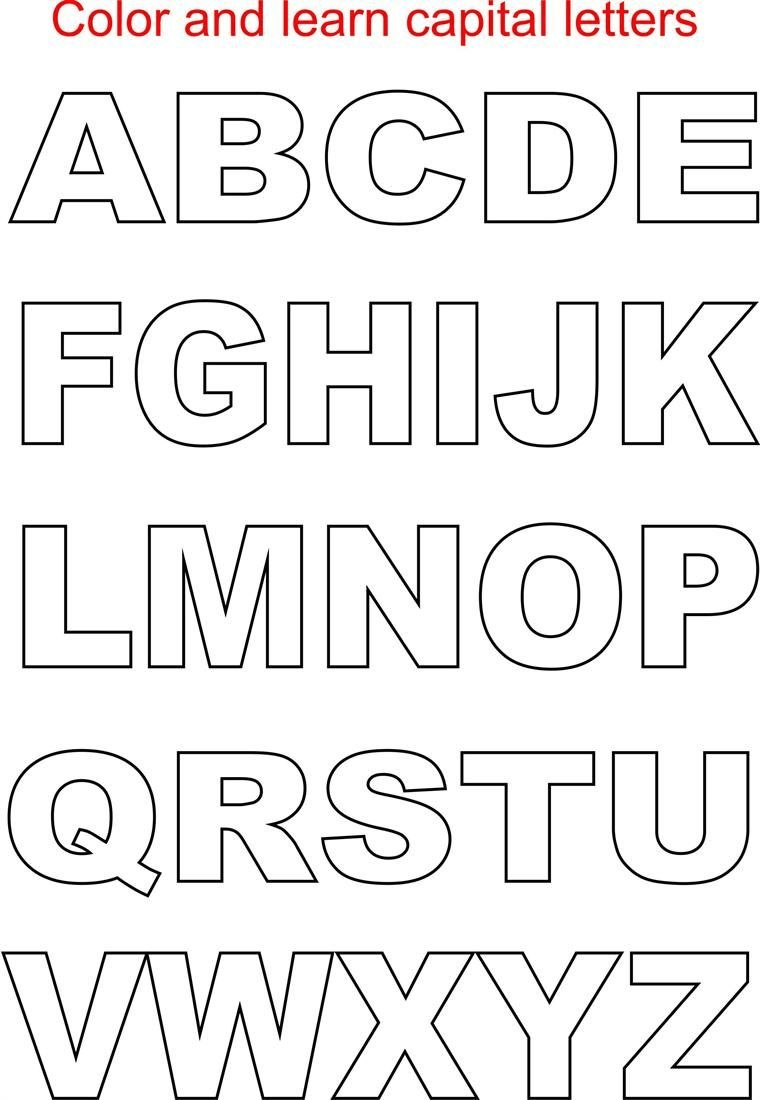 Printable Alphabet Block Letters