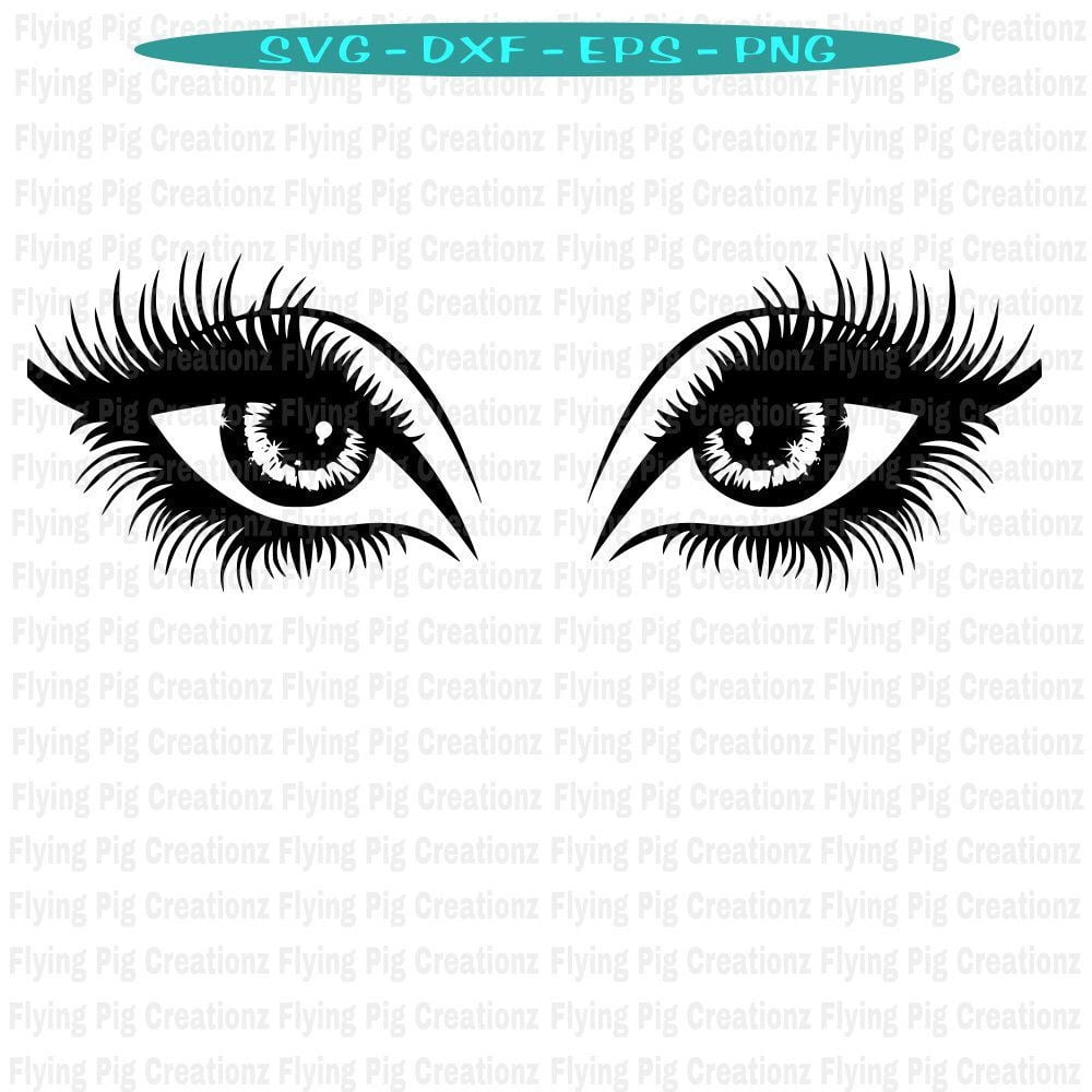 Printable Eyes With Lashes