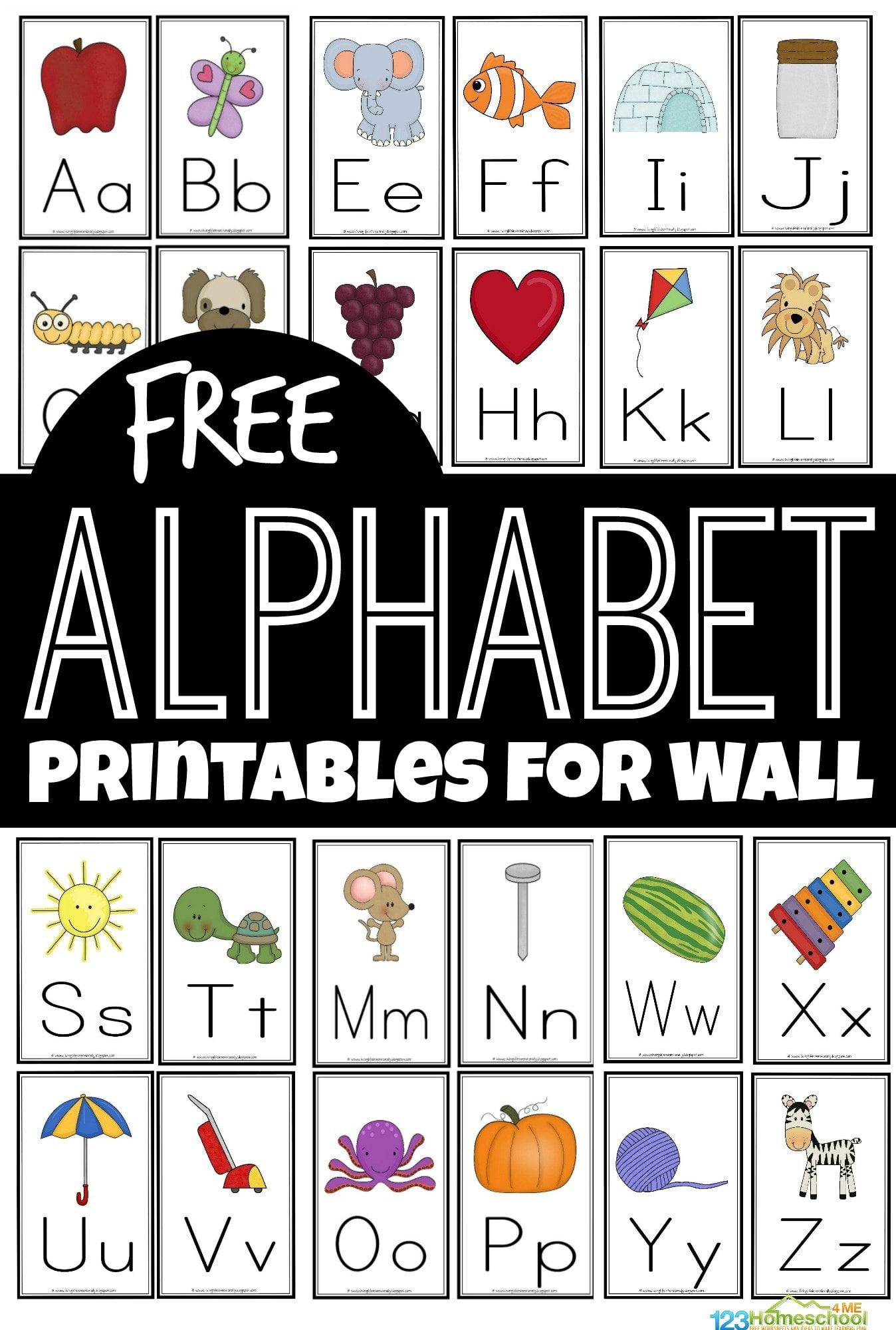 Printable Alphabet For Classroom