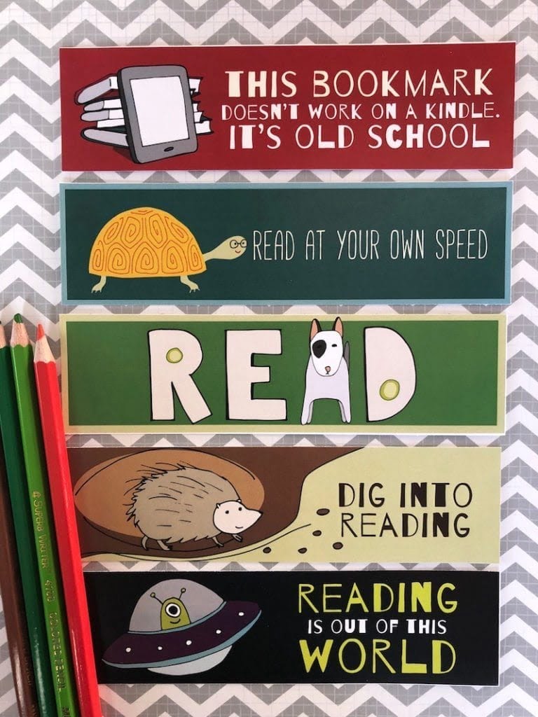 Printable Bookmarks First Grade