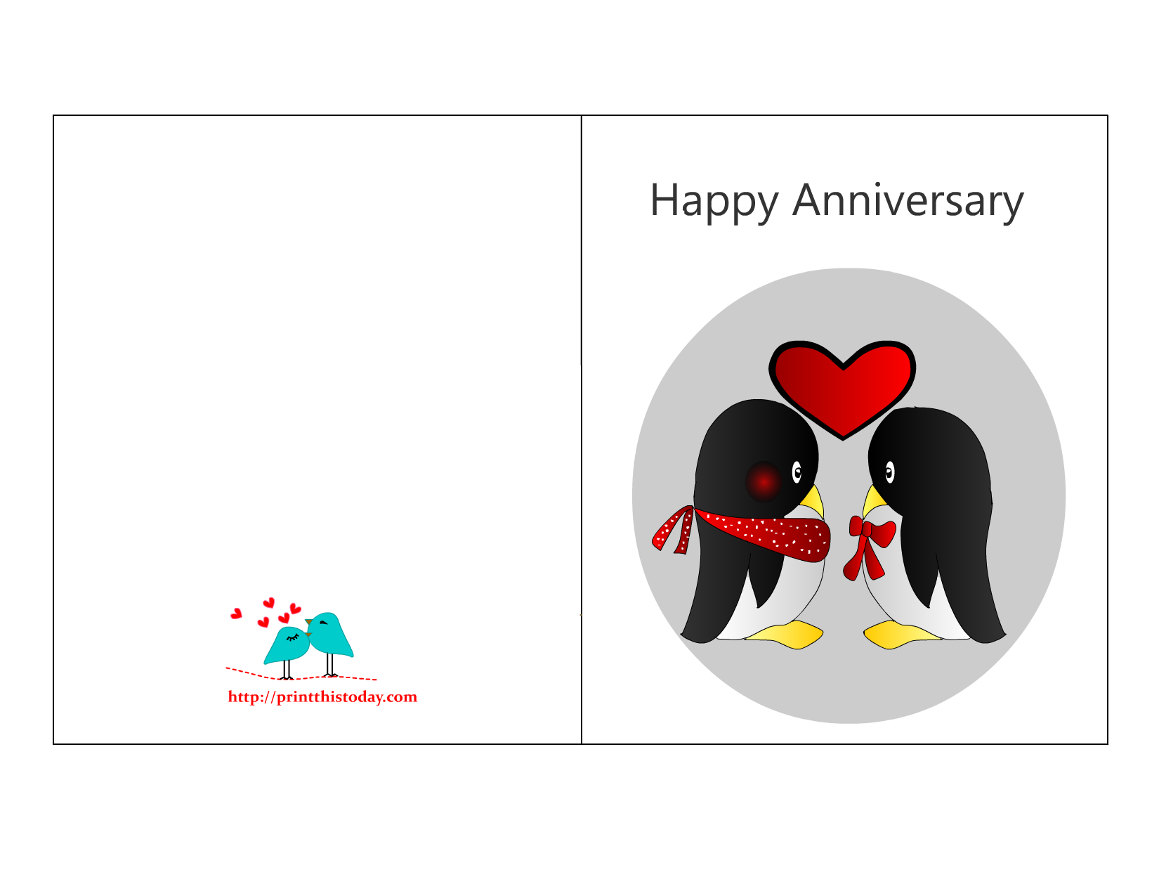 Printable Anniversary Cards Online