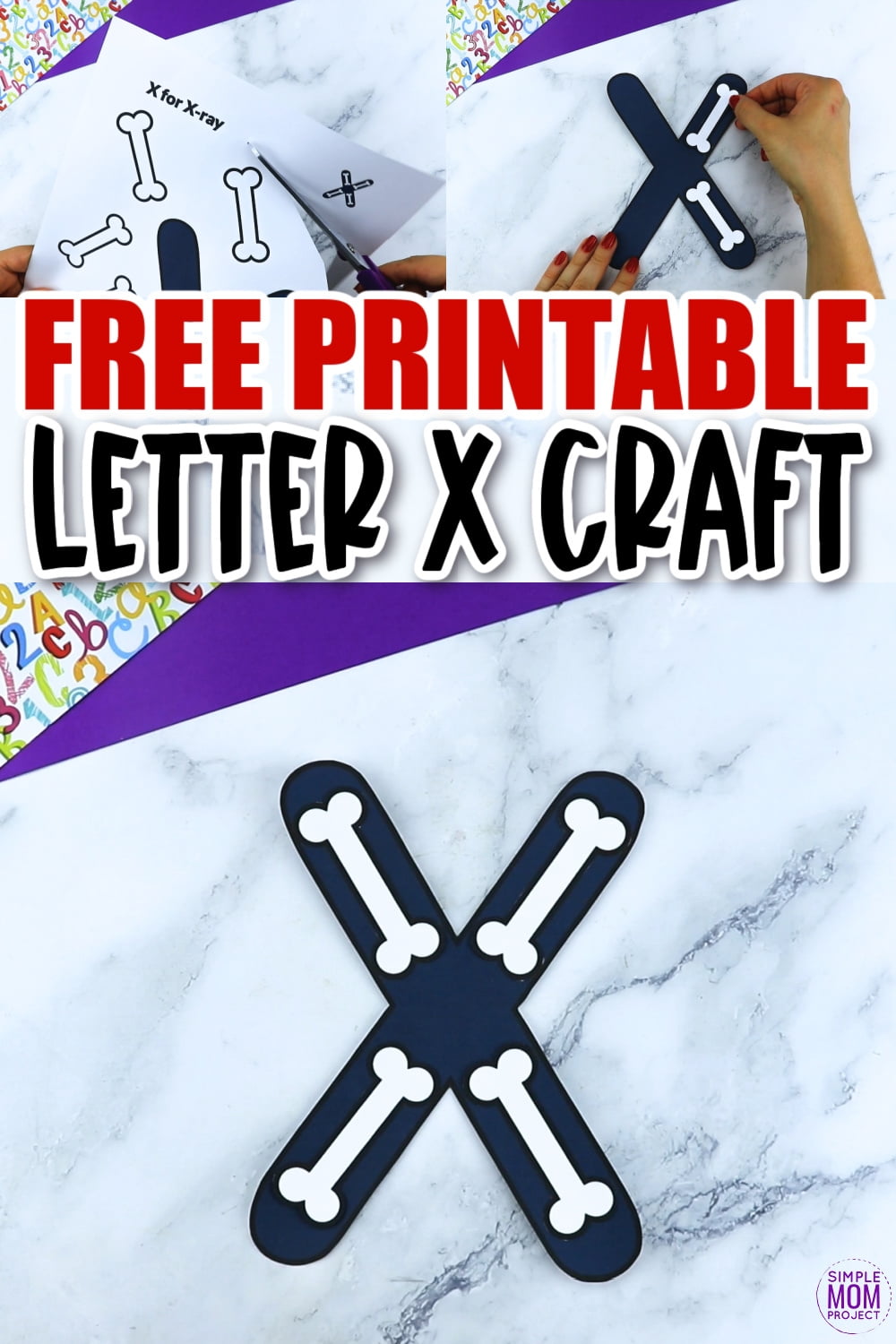 Printable Letter X Craft