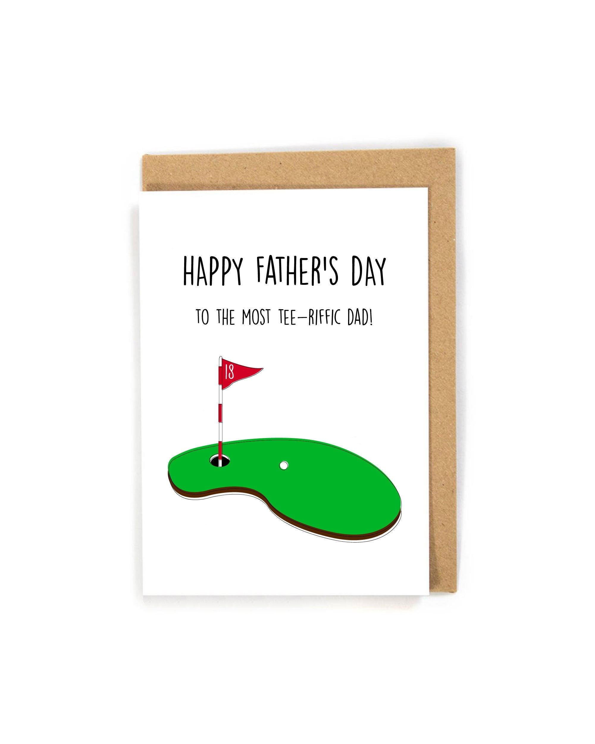 Printable Birthday Cards Golf