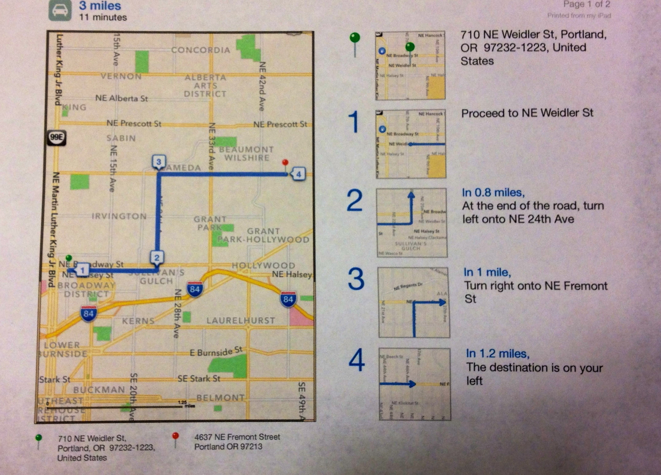 Get Printable Driving Directions
