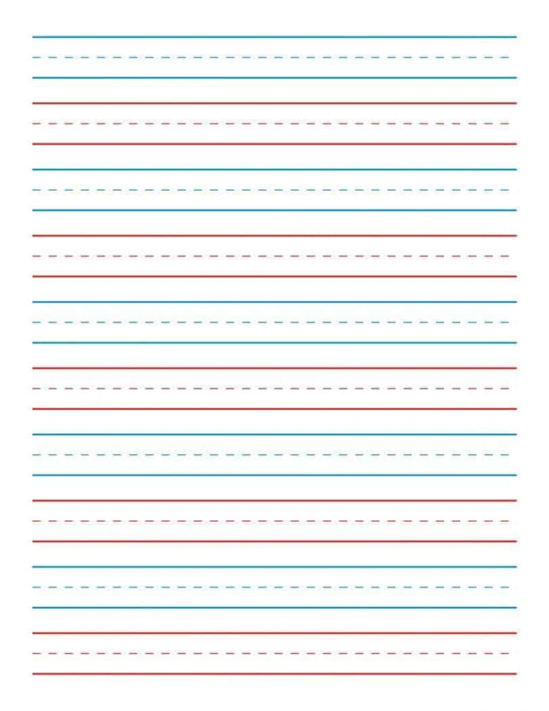 how to make lined notebook paper in word