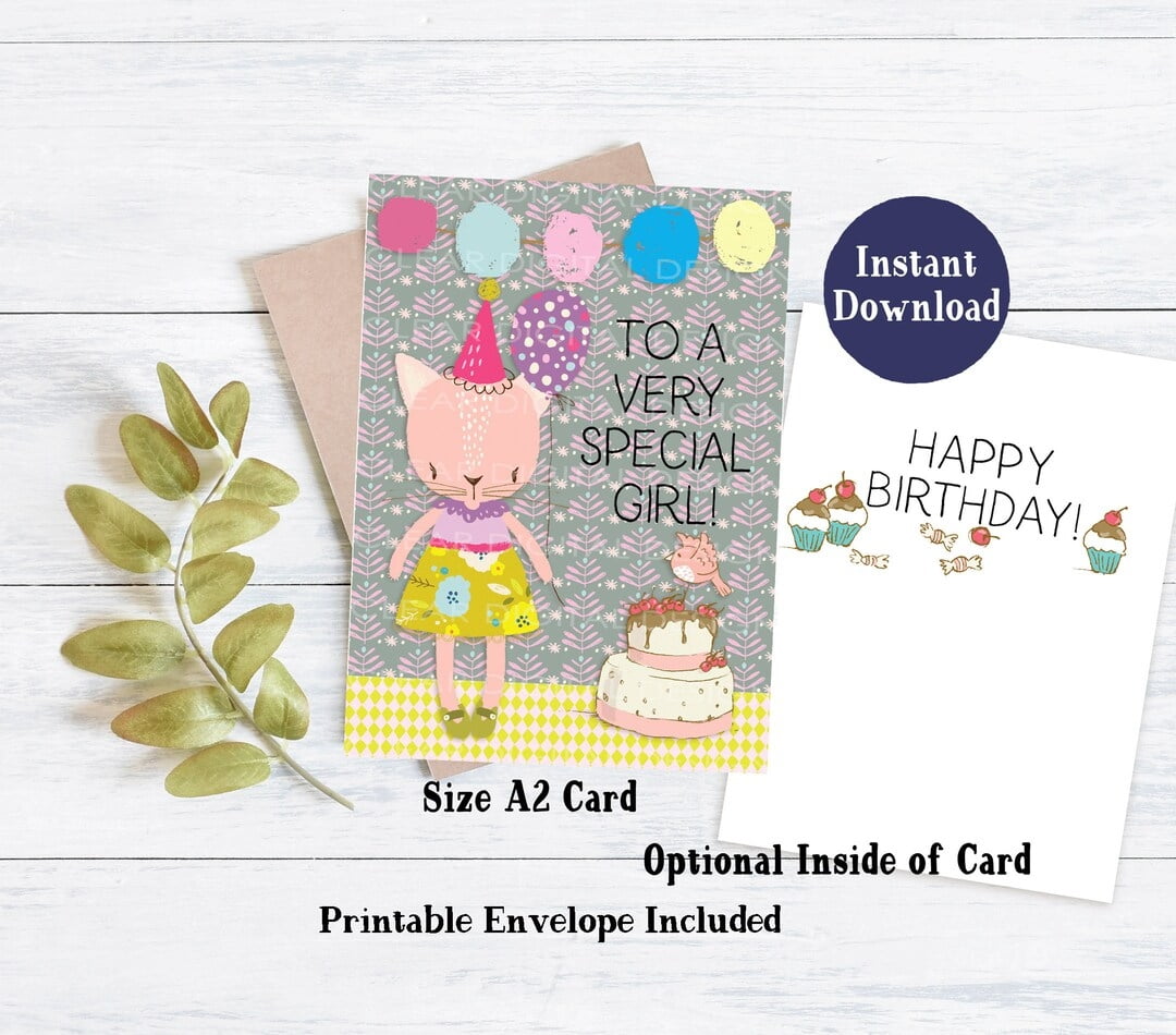 Printable Birthday Cards Granddaughter