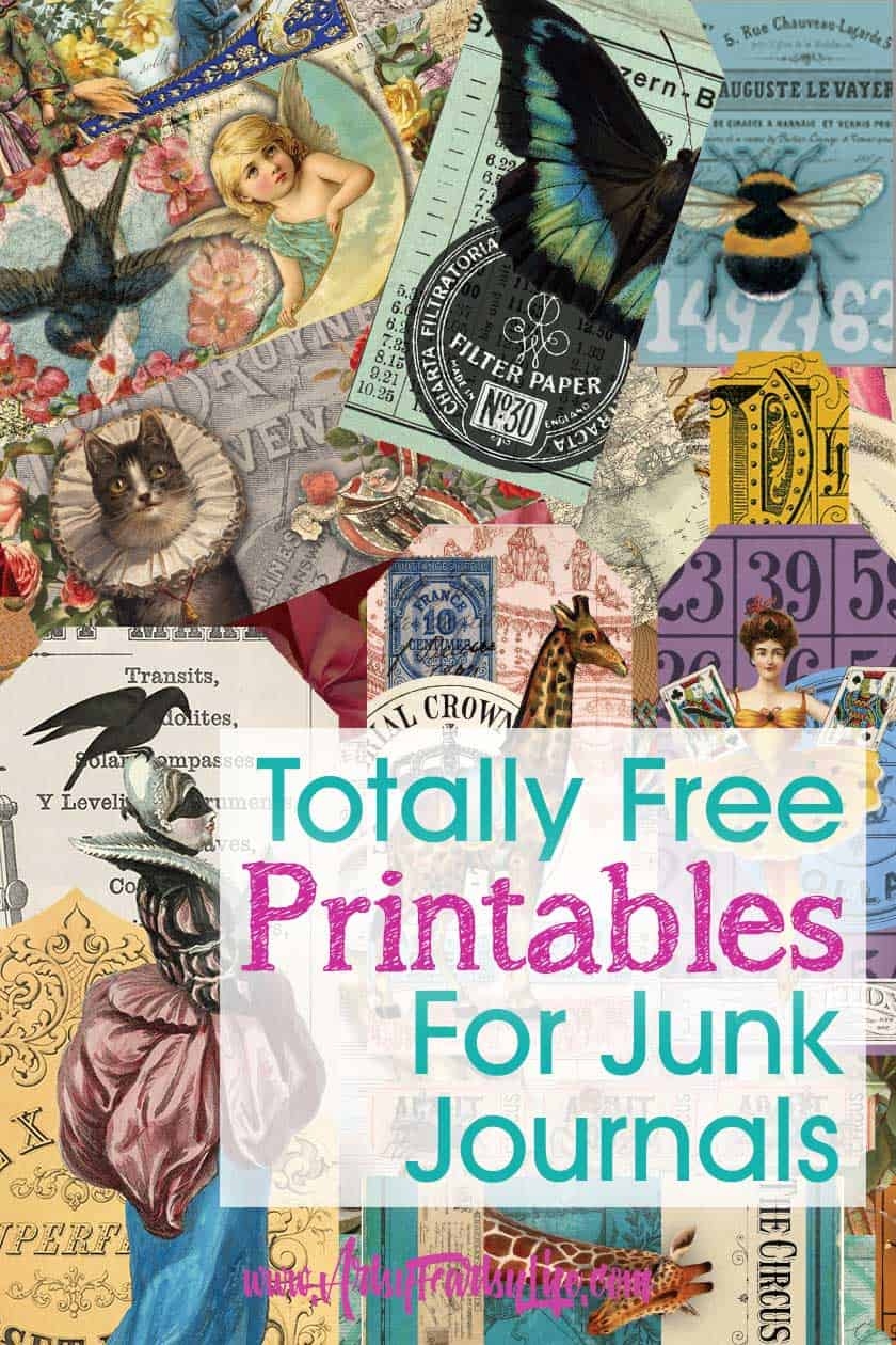 free junk journal printables