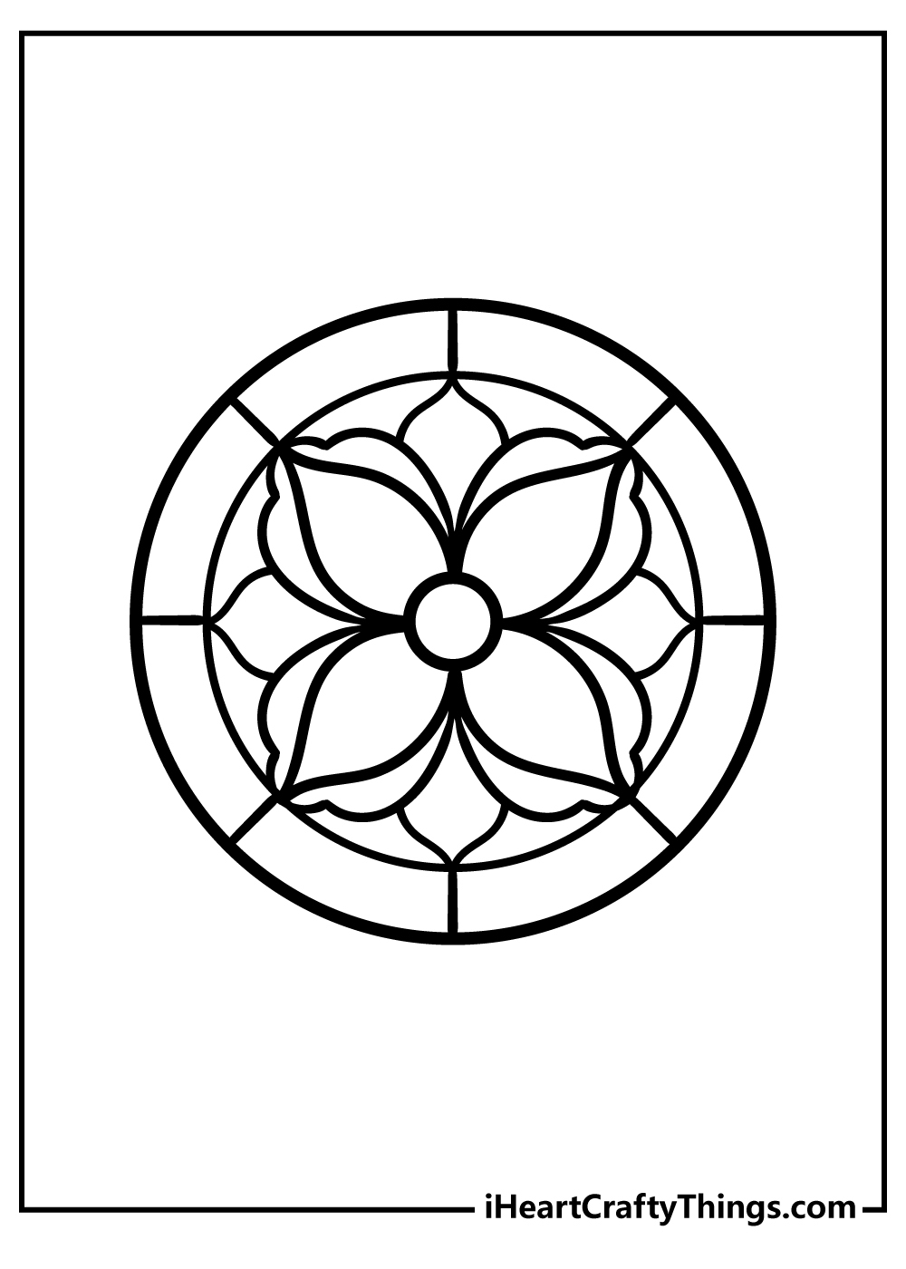 printable stained glass patterns free
