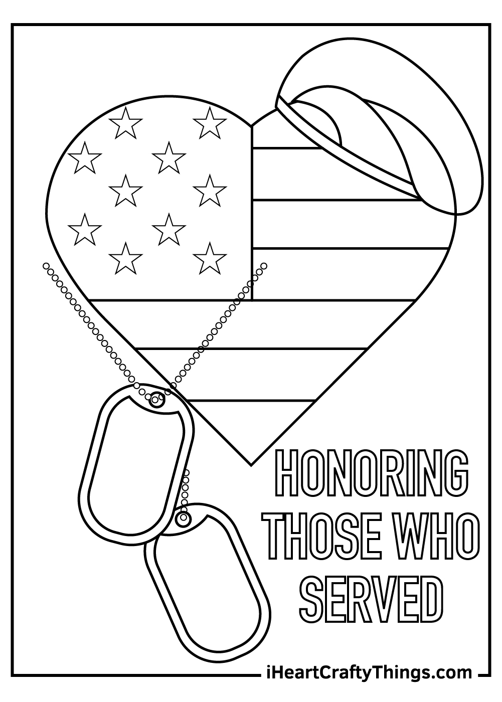 free printable veterans day coloring pages