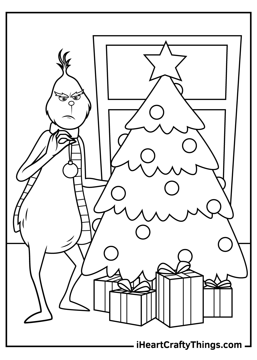 free grinch printable coloring pages