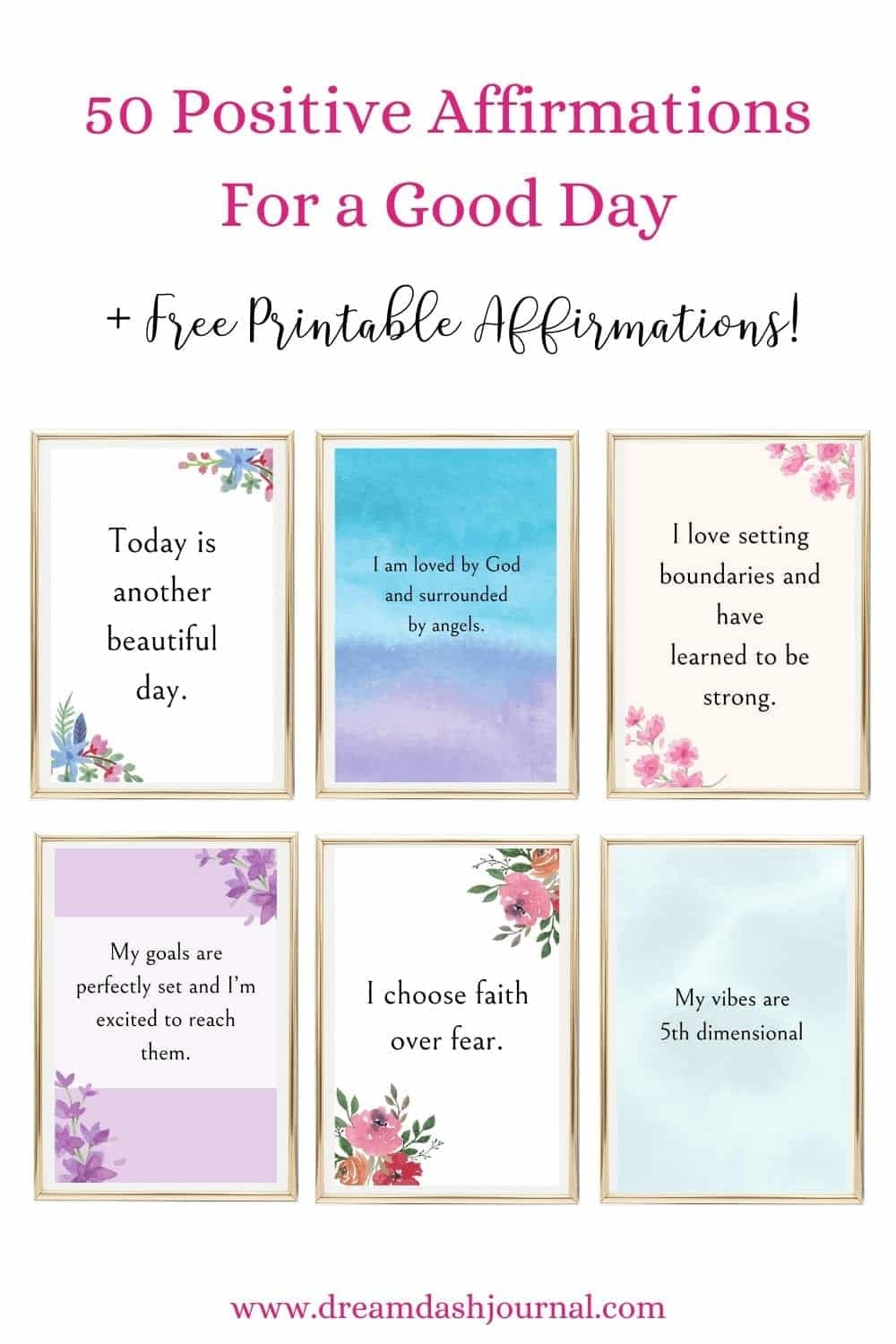 printable affirmations pdf free