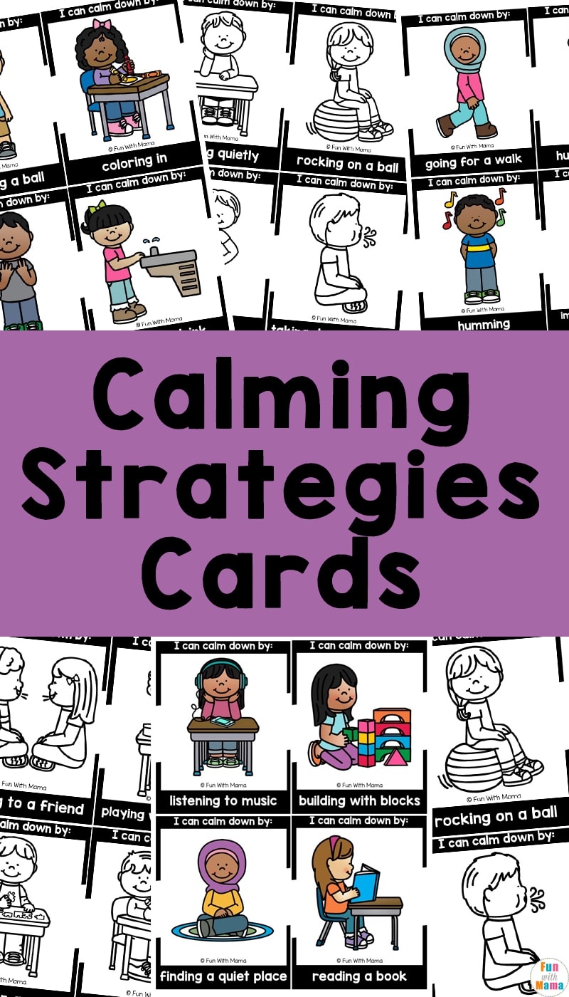 free calm down printables