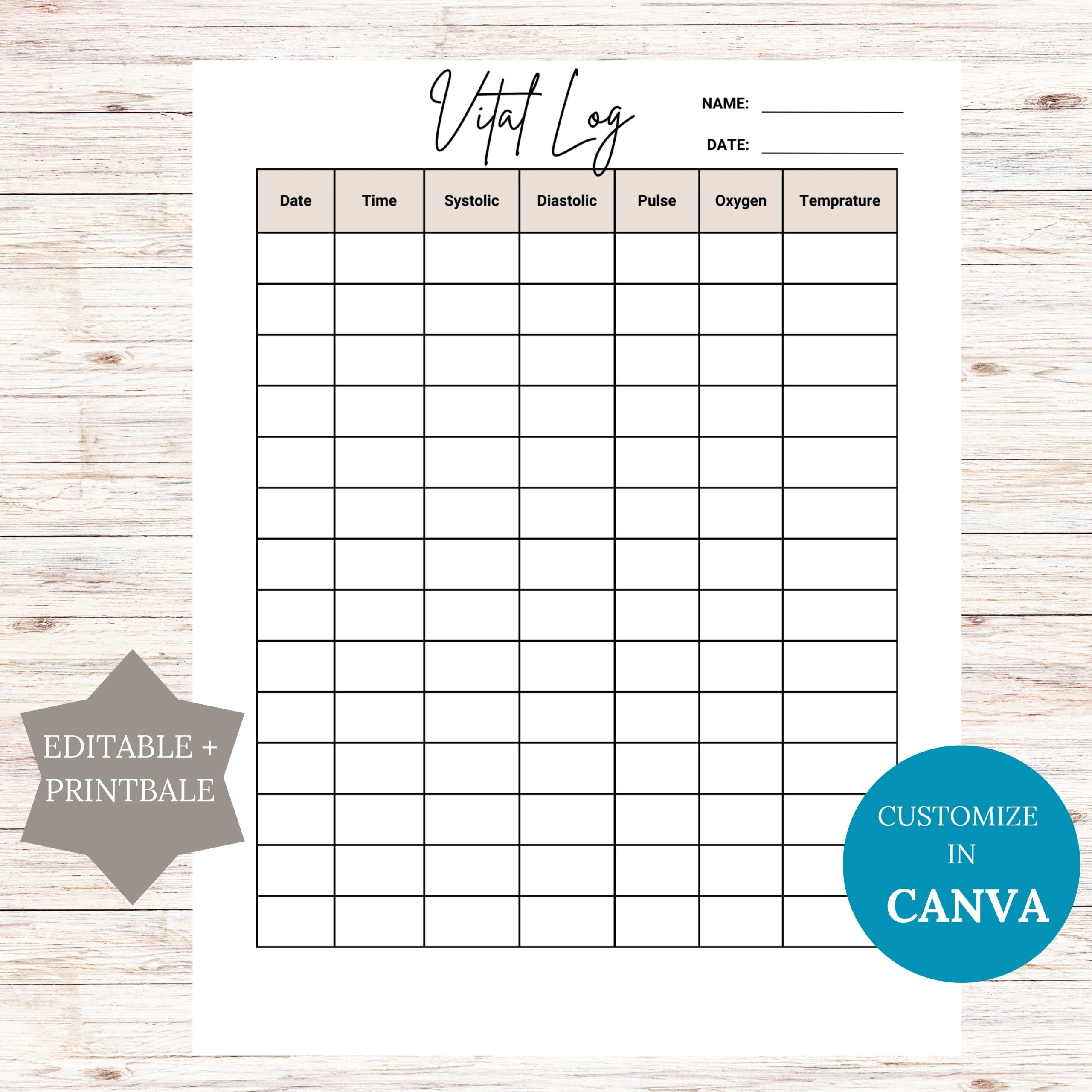 free printable vital signs sheet nursing