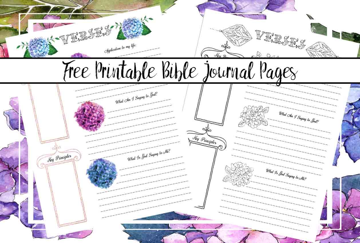 bible journaling printables free