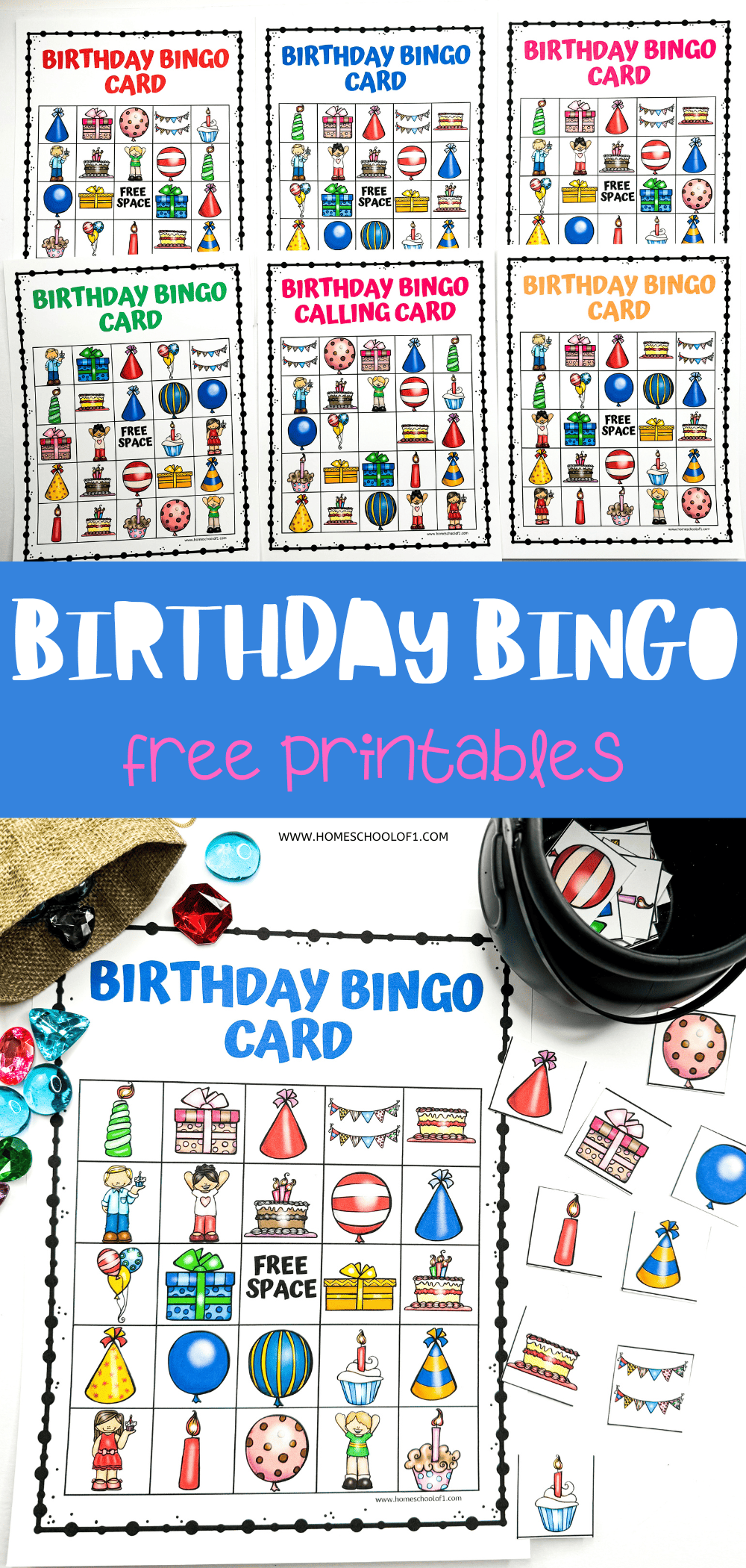 free printable birthday bingo