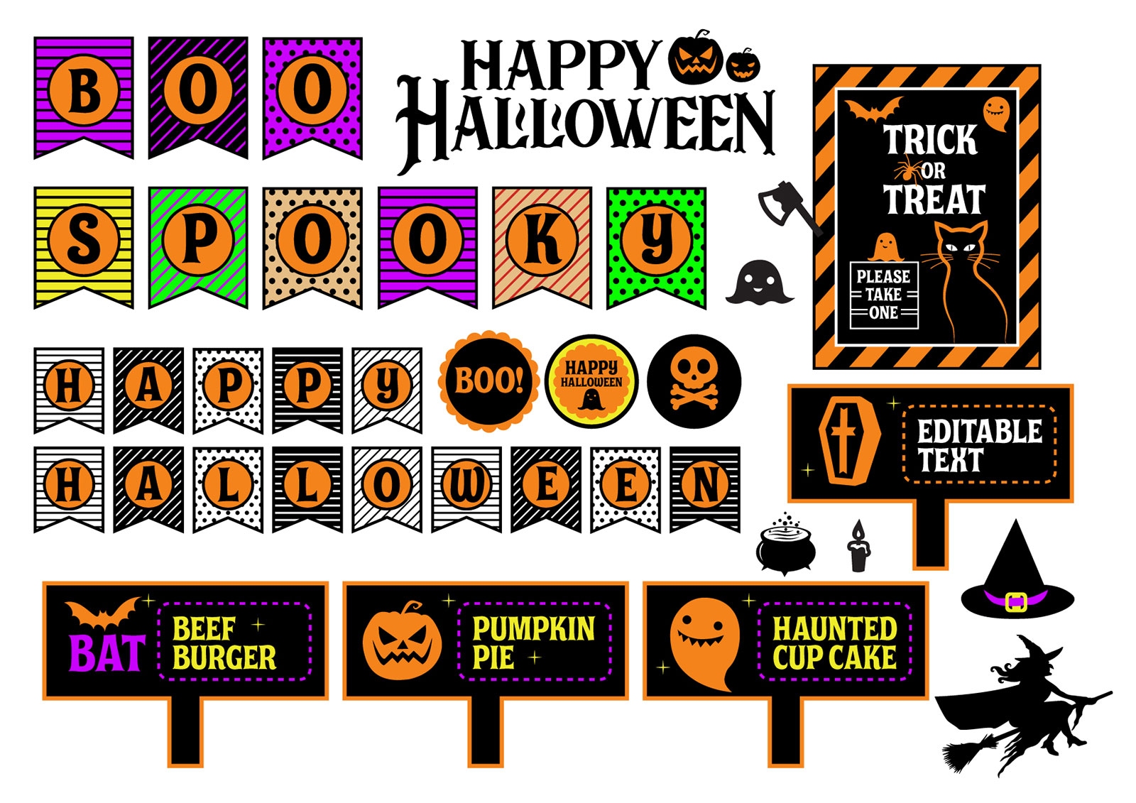 halloween decorations printable free