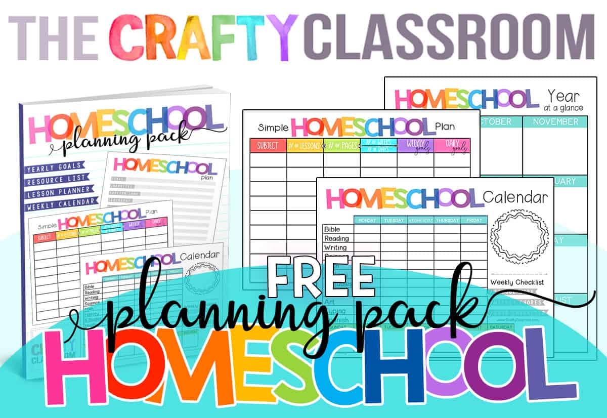 free printable homeschool planner
