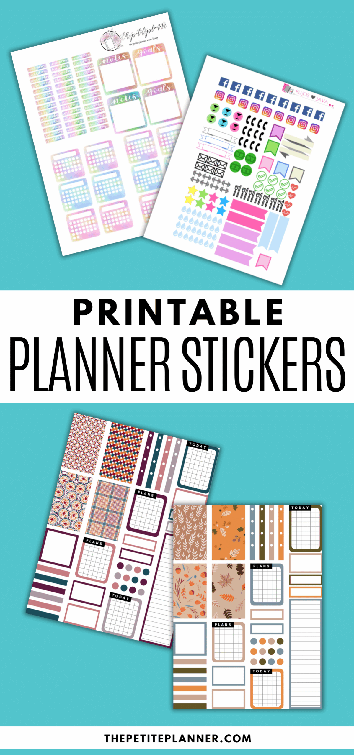 planner free printable stickers