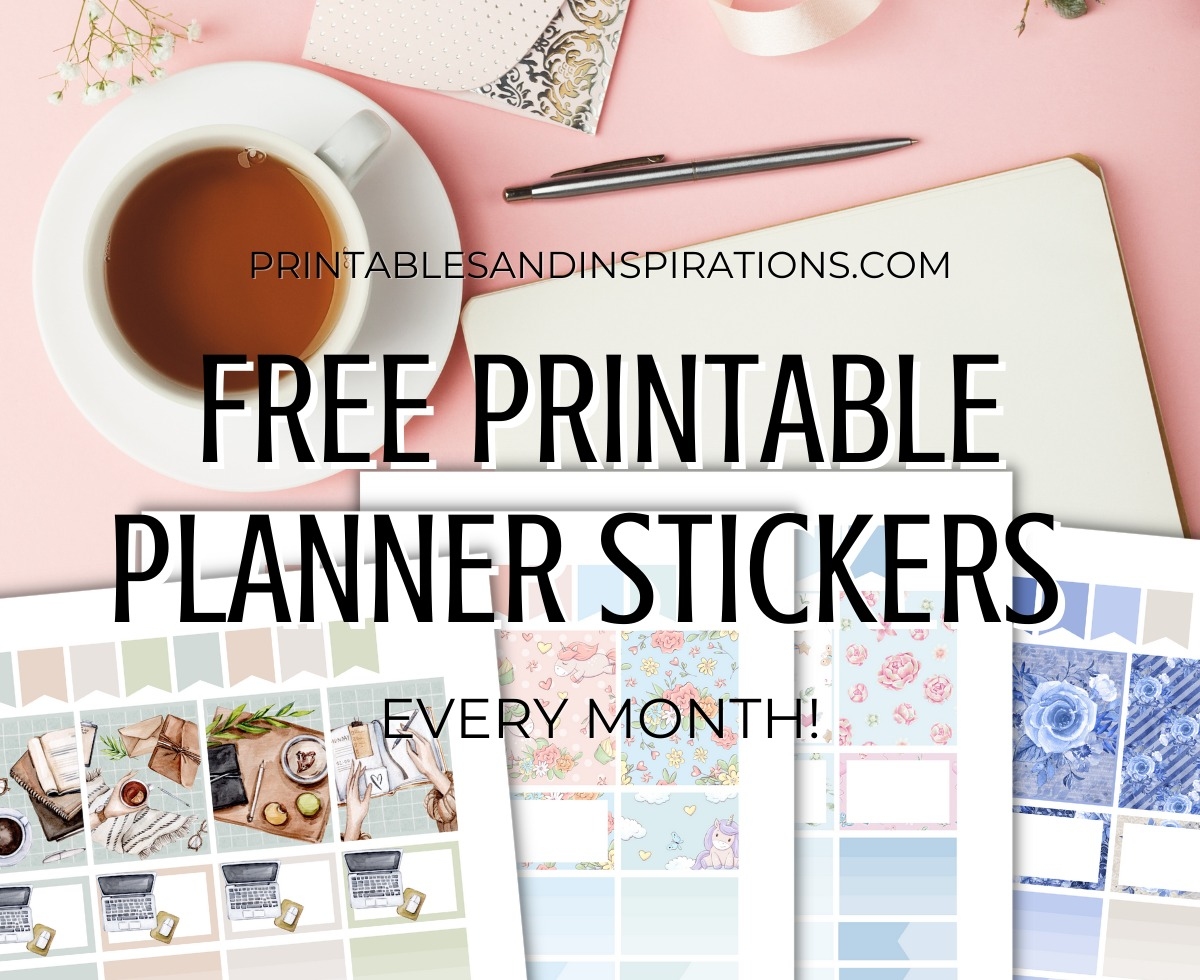 planner free printable stickers