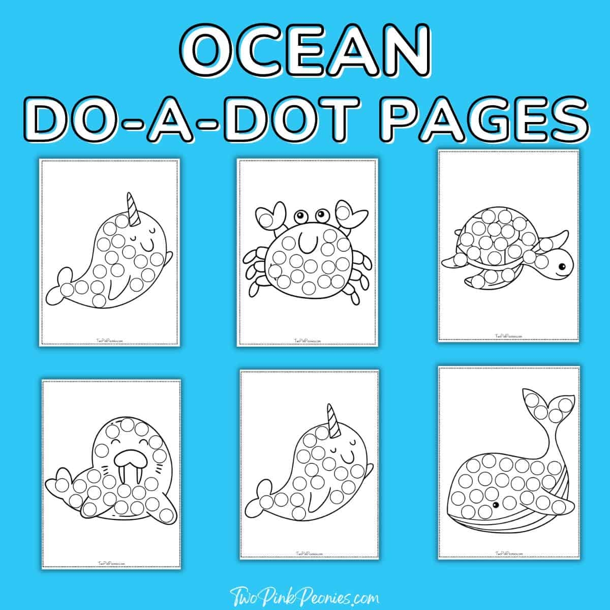 ocean do a dot printables free