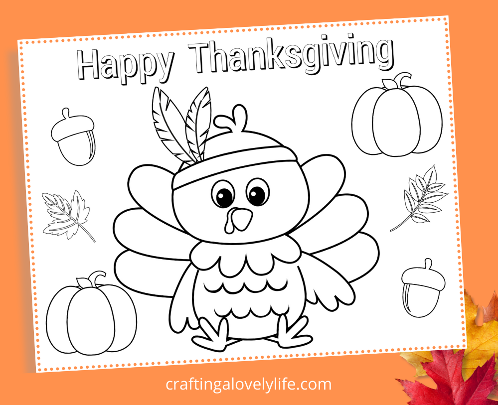 free thanksgiving placemat printables