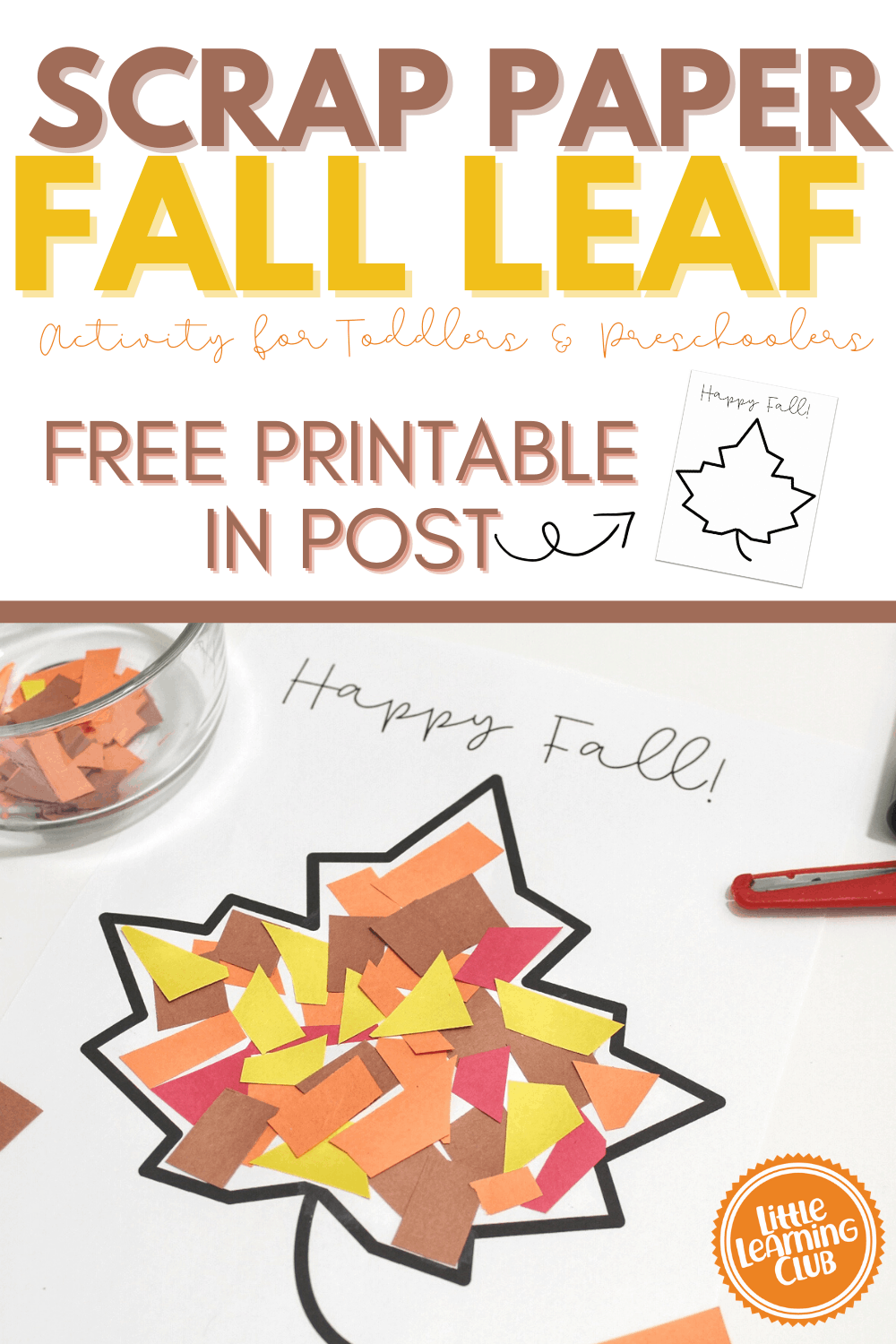 free printable fall crafts