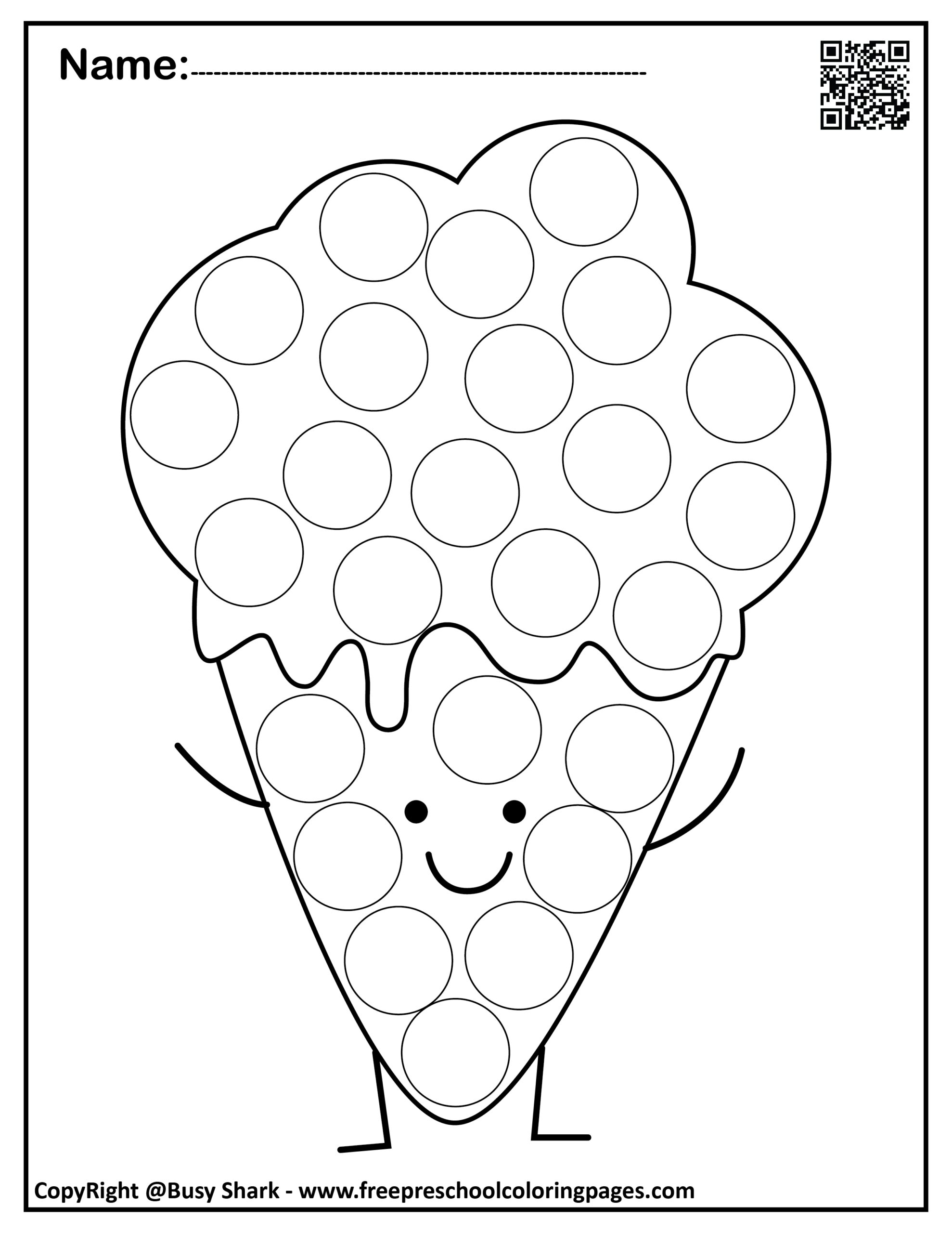 dot a dot art printables free