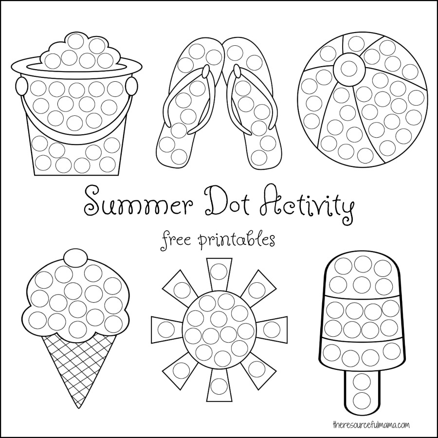dot a dot art printables free