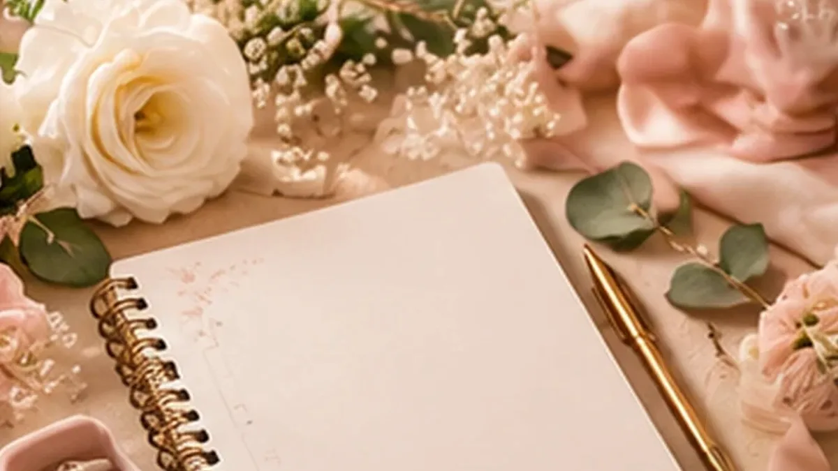 Warm organized lifestyle scene for holiday & christmas planning printables