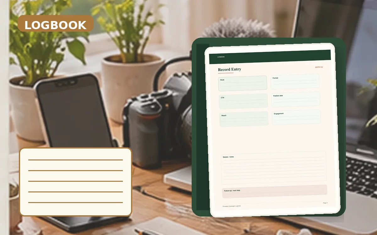 Printable Campaign Logbook cover