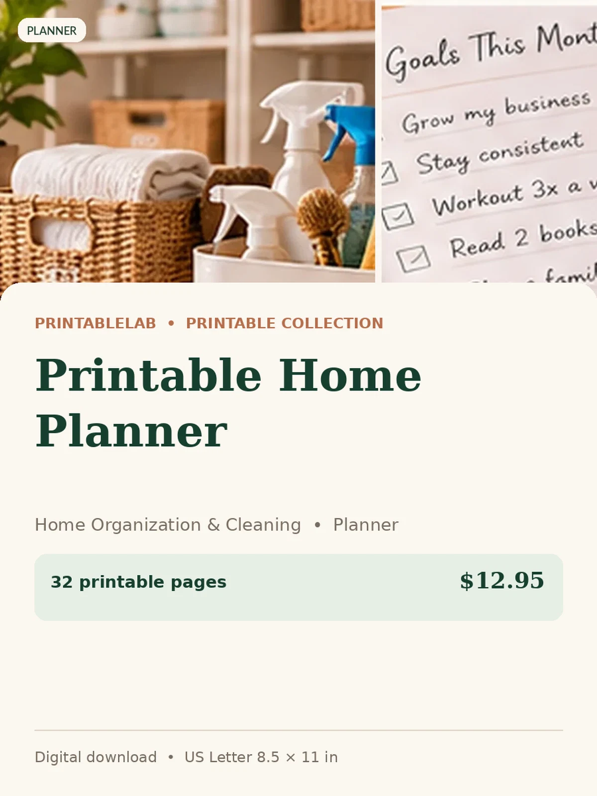 Printable Home Planner preview 1