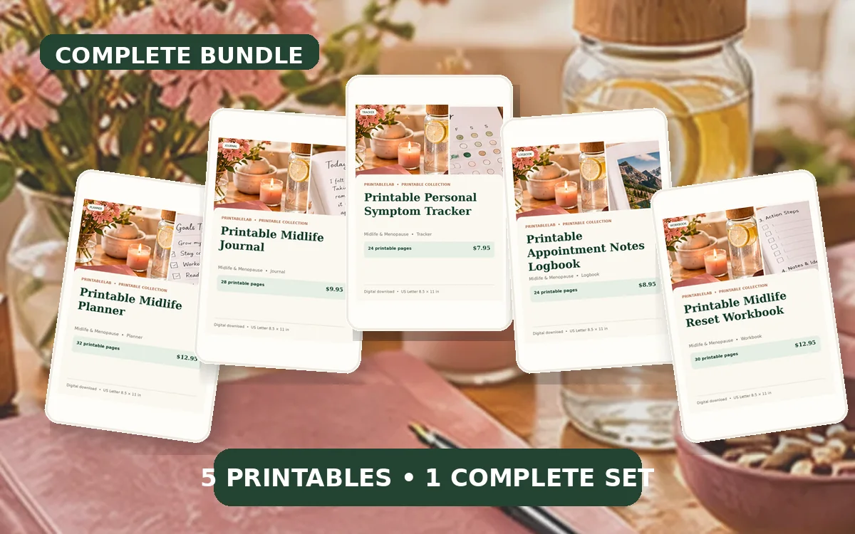 Complete Midlife & Menopause Printable Bundle cover