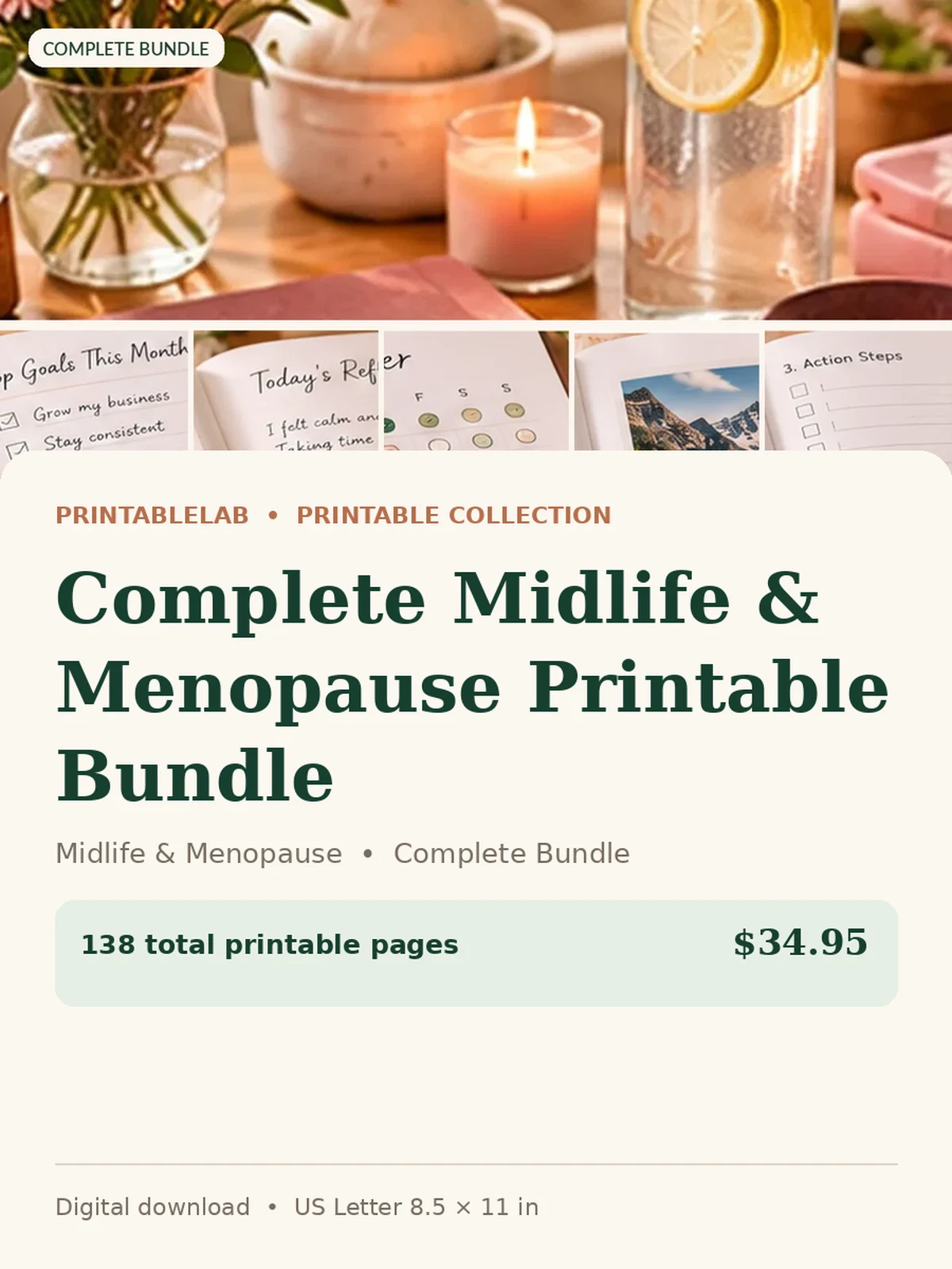 Complete Midlife & Menopause Printable Bundle preview 1