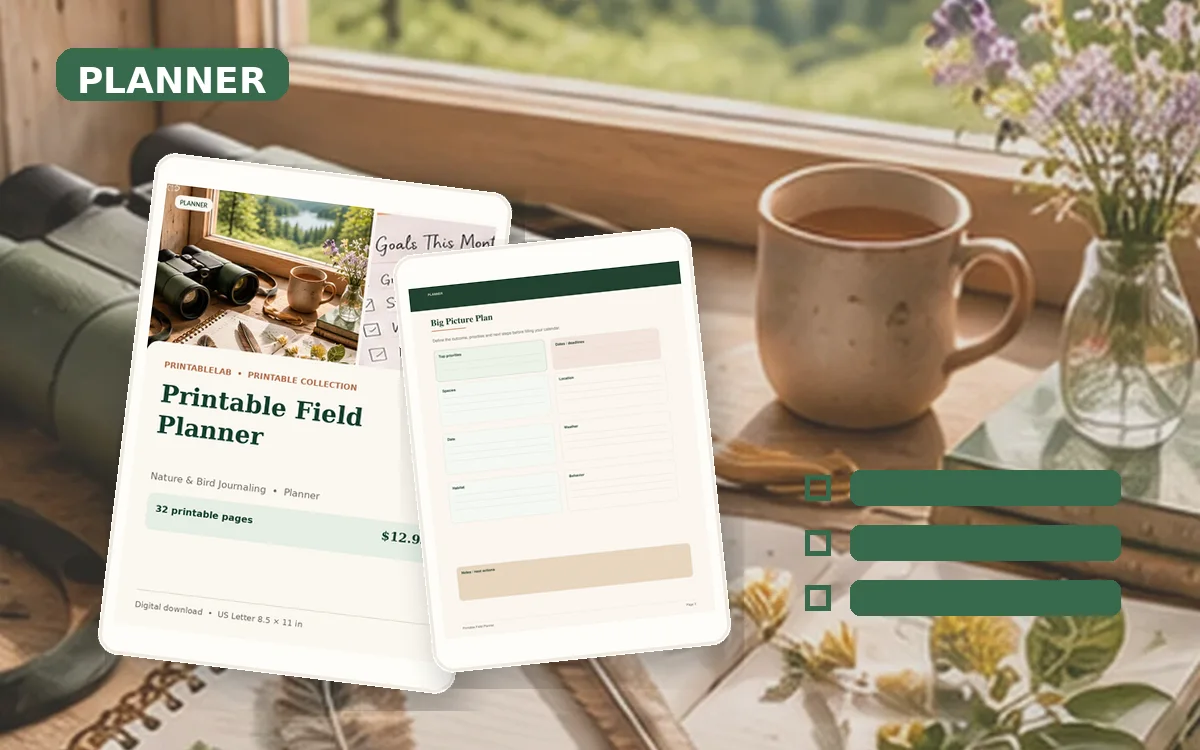 Printable Field Planner cover