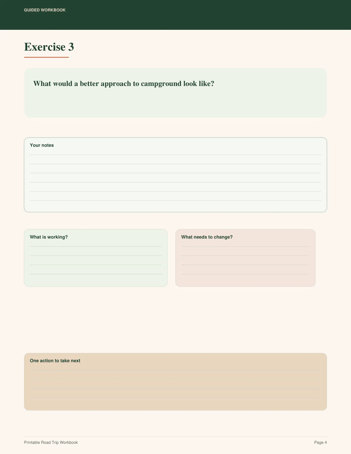 Printable Road Trip Workbook preview 3