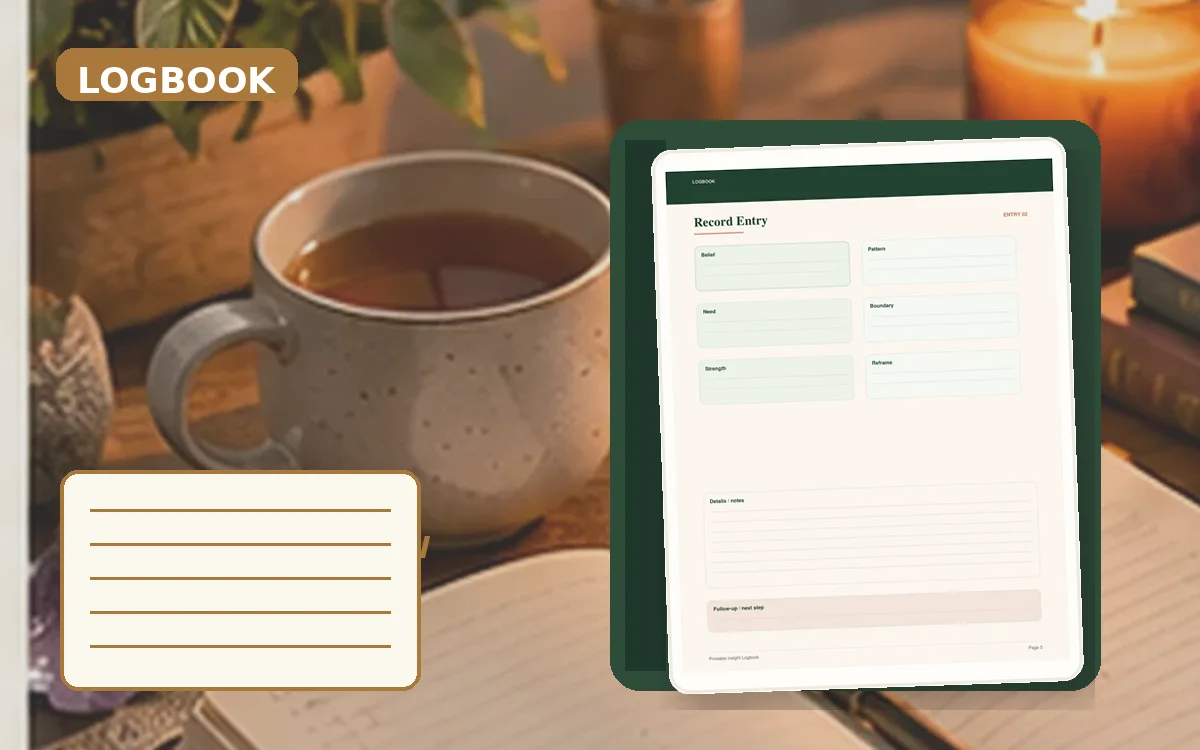 Printable Insight Logbook cover