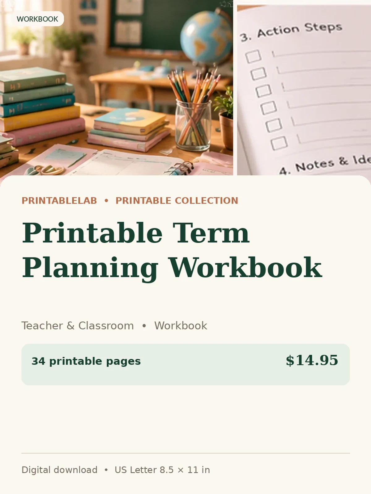Printable Term Planning Workbook preview 1