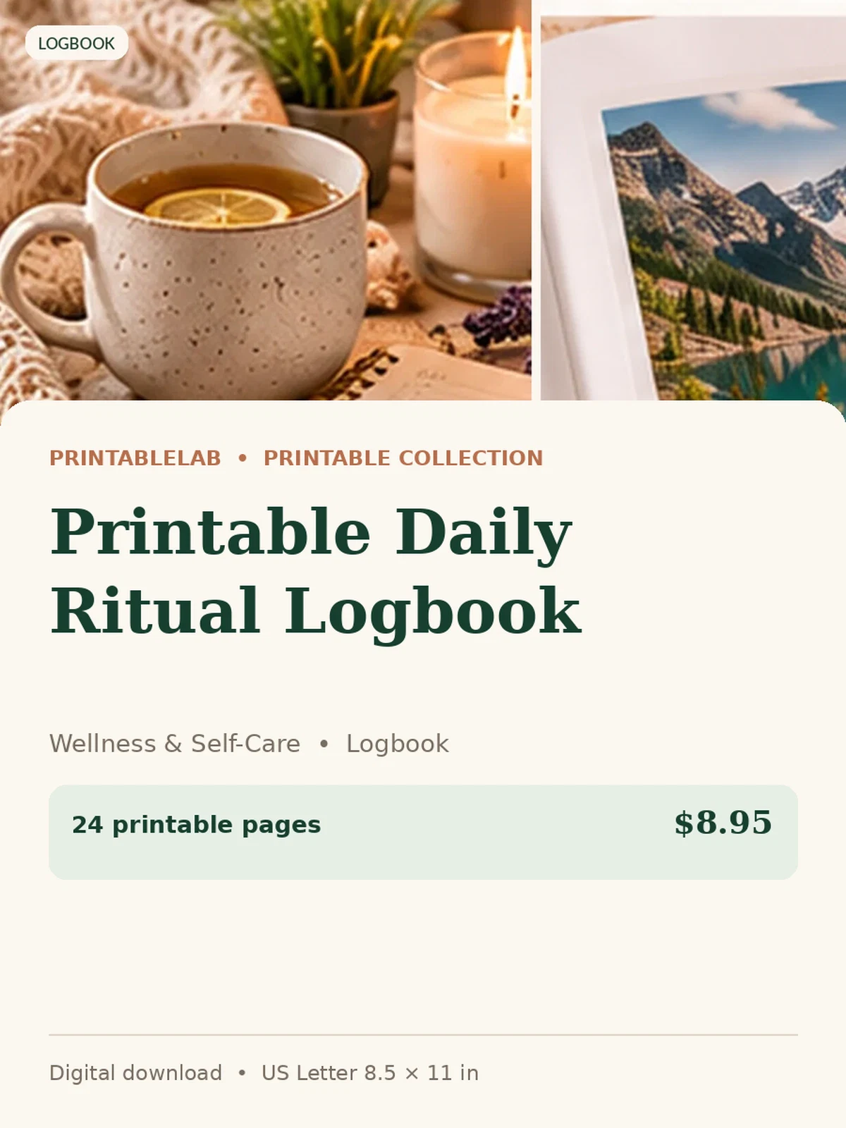 Printable Daily Ritual Logbook preview 1