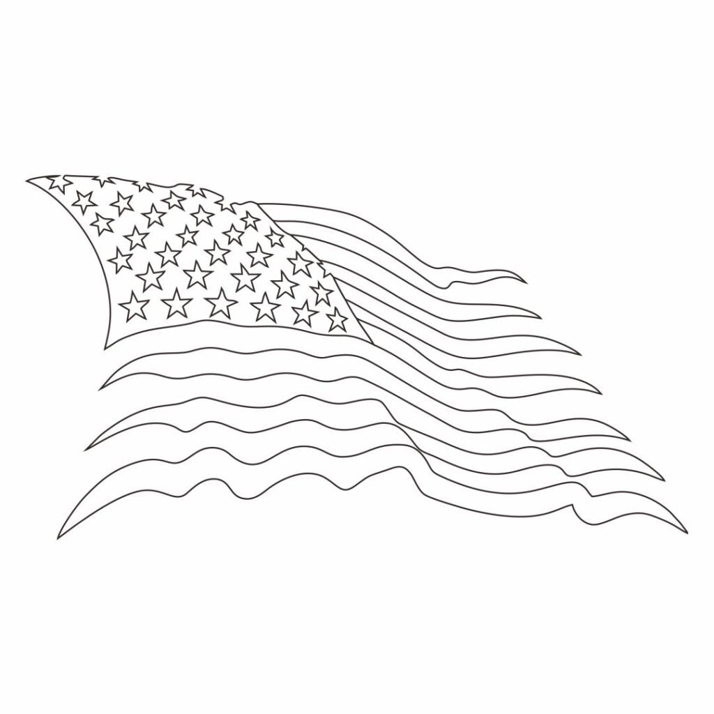 10 Best American Flag Stars Stencil Printable 8X11 Printablee