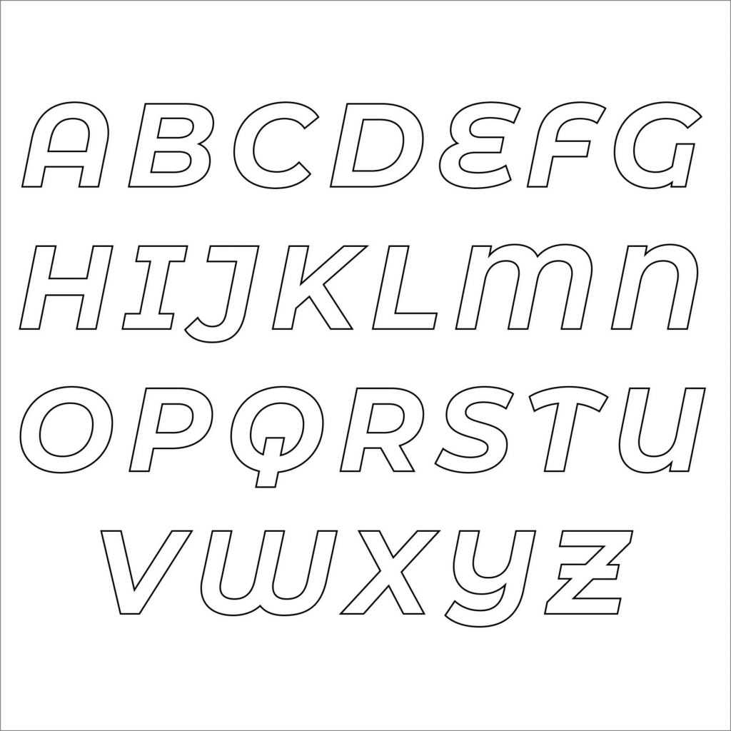 Free Alphabet Stencils To Print